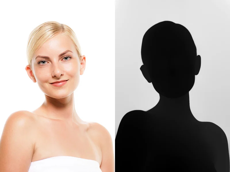 Apple Depth Proの出力例：人物画像
